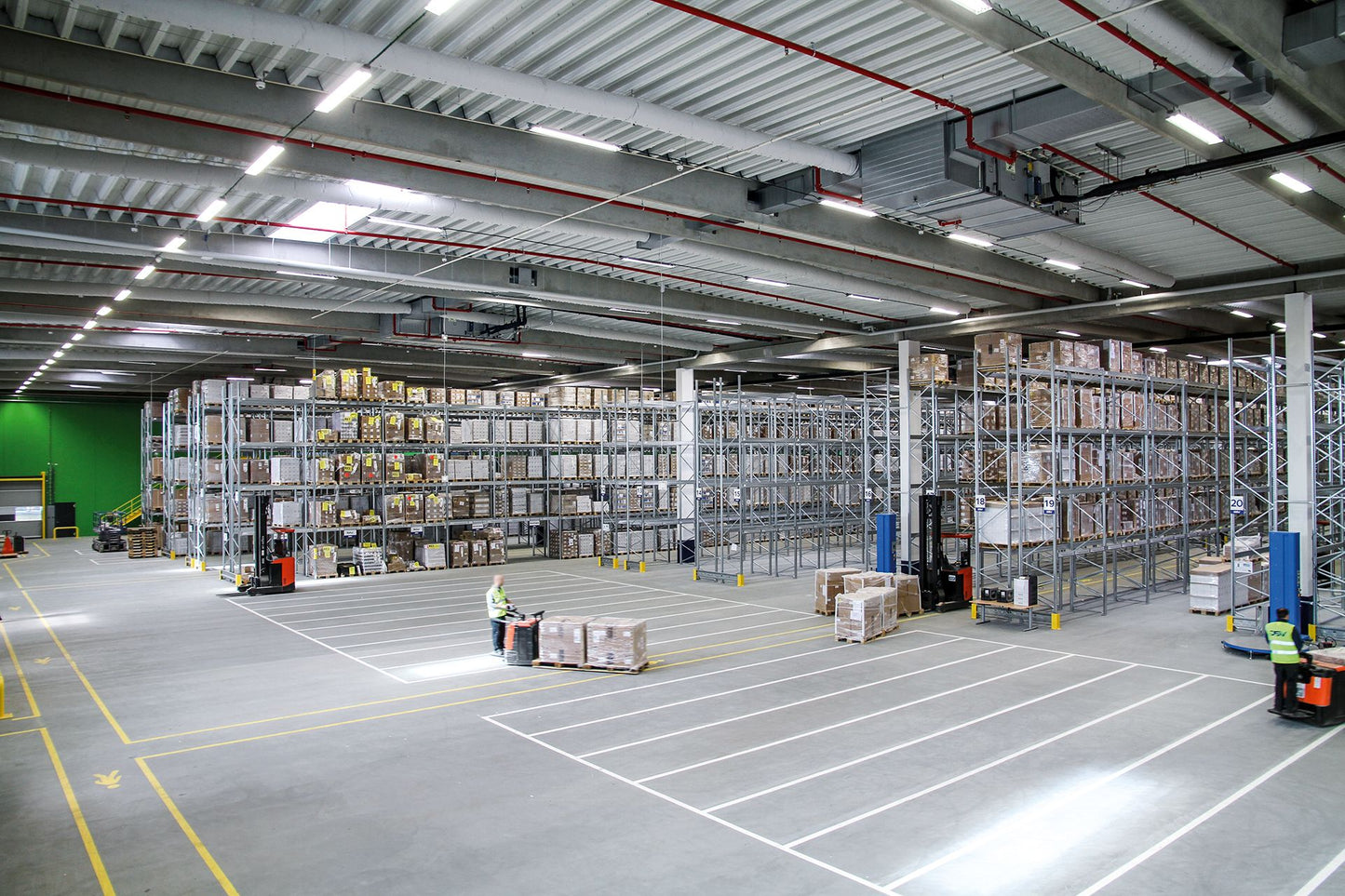 Superbuild Kuormalavahylly 4000 x 3600mm kantavuus 895kg/lava